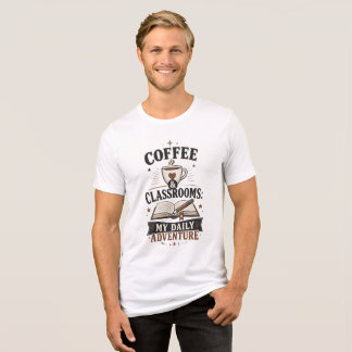 T-shirt En Tri-matière Prof & Salles de Classe Mon Aventure Quotidienne E