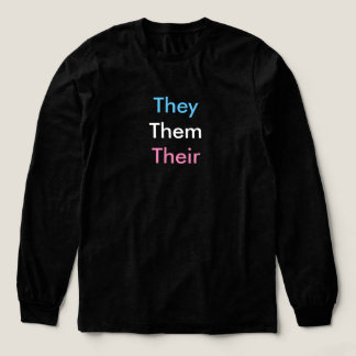 T-shirt En Tri-matière Pronom personnalisé Transgenre/Intersexe 1
