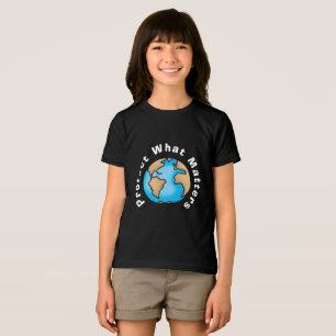 T-shirt En Tri-matière Protéger ce qui compte Éco conception Terre