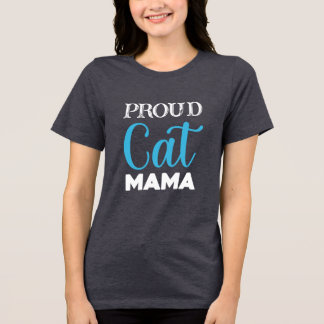 T-shirt En Tri-matière Proud Cat Mama - Mignonne T-shirt Amoureux des cha