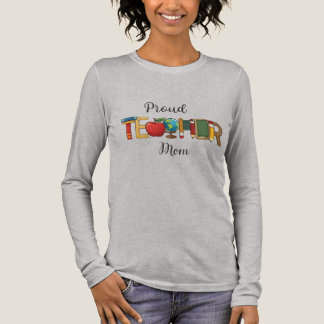 T-shirt En Tri-matière Proud teacher mom