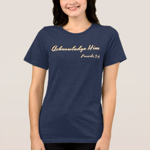 T-shirt En Tri-matière Proverbes 3:6 (KJV)