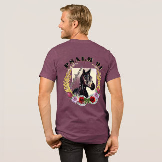 T-SHIRT EN TRI-MATIÈRE PSALM 91 POULAINE PUR-SANG FEMELLE
