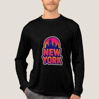 T-shirt En Tri-matière Pulse urbaine : Lumières de New York