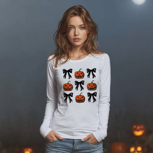 T-shirt En Tri-matière Pumpkins et Rubans Halloween