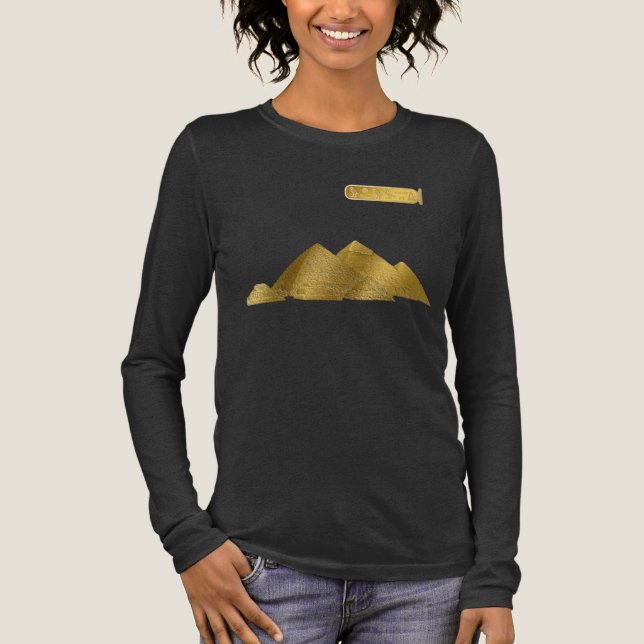 T-shirt En Tri-matière Pyramides d'or de Gizeh (Recto)