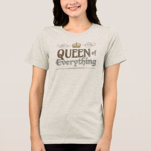 T-shirt En Tri-matière QUEEN of Everything - Grand Medieval Royal Crown
