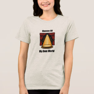 T-shirt En Tri-matière Queen Of My Prown World Femme Habilitation Design