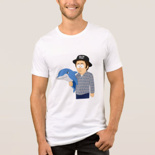T-shirt En Tri-matière Quelqu'un a-t-il vu mon dauphin?