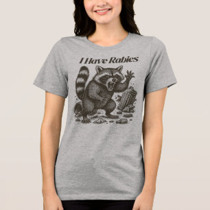 T-shirt En Tri-matière Rabid Raccoon Humour sarcastique