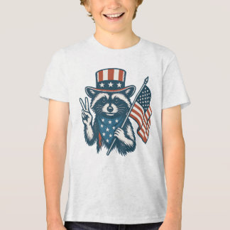 T-shirt En Tri-matière Raccoon drôle