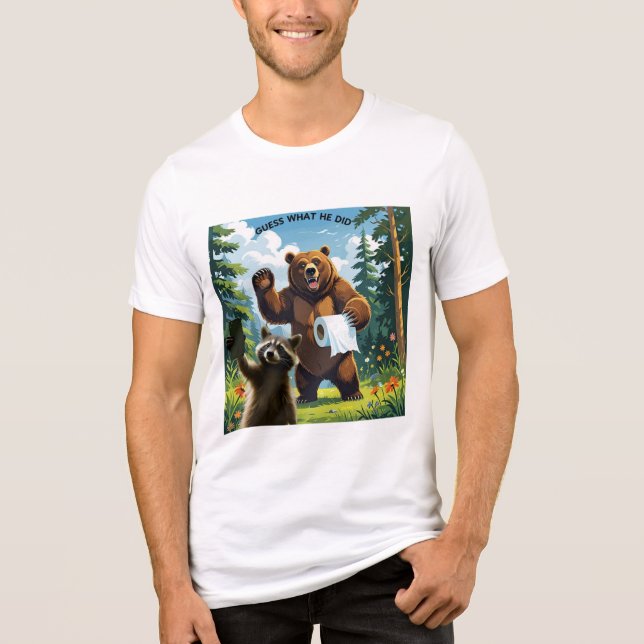 T-shirt En Tri-matière Raccoon Selfie 5 (Recto)