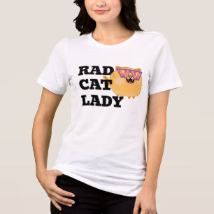 T-shirt En Tri-matière Rad Cat Lady Cat Mama Tee