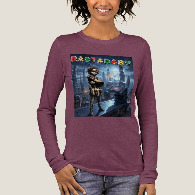 T-SHIRT  EN TRI-MATIÈRE RASTABABY (Recto)