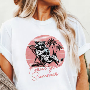 T-shirt En Tri-matière Raton laveur d'été Feral Girl