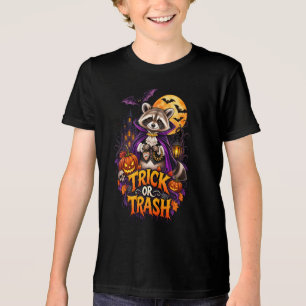 T-shirt En Tri-matière Raton laveur Halloween Vampire ou Farce 