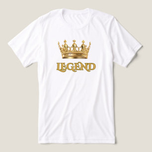 T-SHIRT  EN TRI-MATIÈRE RÉCLAMEZ VOTRE COURONNE, LÉGENDE HOMME, TRI-BLEND 