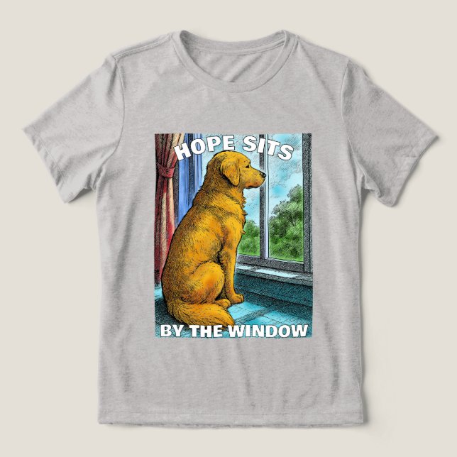 T-shirt En Tri-matière récupérateur doré (Design Recto)