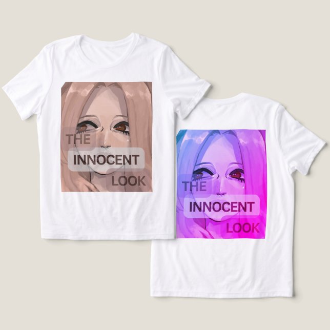 T-shirt En Tri-matière regard innocent (Design Recto & Verso)