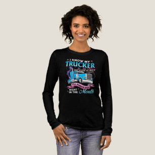 T-shirt En Tri-matière Regarde Mon Camionneur Encore Une Fois et Je Te Fr