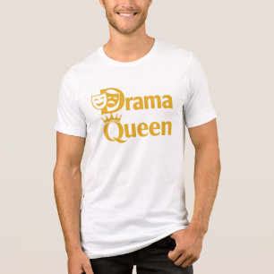 T-shirt En Tri-matière Reine Drame – Couronne et masque de théâtre