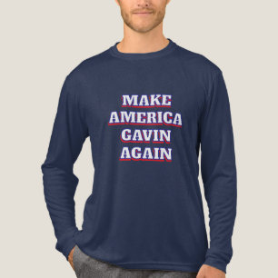 T-shirt En Tri-matière Rendre à l'Amérique son avantage Newsom Humour p