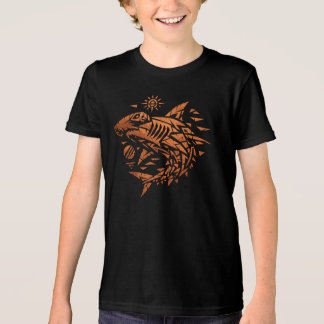 T-shirt En Tri-matière Requin Marteau Enfants - Graphique d'animal océani