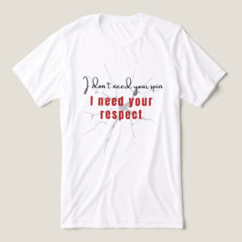 T-shirt En Tri-matière Respect, pas Spin - Handicap Fierté