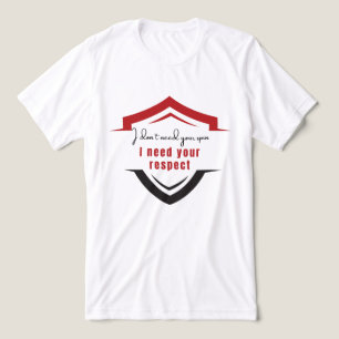 T-shirt En Tri-matière Respect, pas Spin - Handicap Fierté