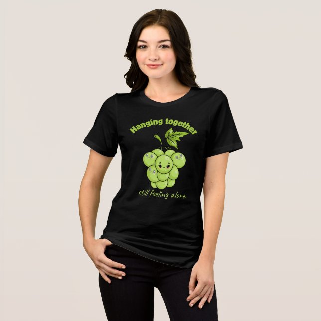 T-shirt En Tri-matière Resserrer ensemble se sentant toujours seul - Rais (Recto plein)
