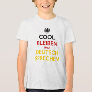 T-shirt En Tri-matière Restez calme et parlez allemand