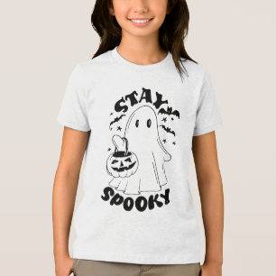 T-shirt En Tri-matière Restez Éffrayant