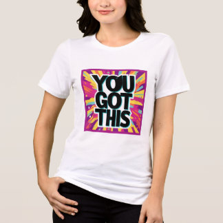T-shirt En Tri-matière Restez inspiré - Motivation et mise à niveau