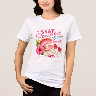 T-shirt En Tri-matière Restez Parfaite Graphique pour Femmes