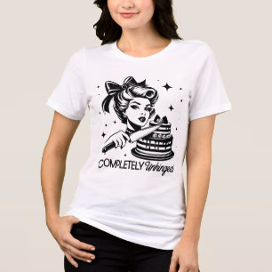 T-shirt En Tri-matière Retro 1950 Glam Girl Drôle Citation sarcastique