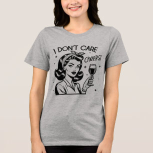 T-shirt En Tri-matière Retro 1950 Glam Girl Drôle Citation sarcastique