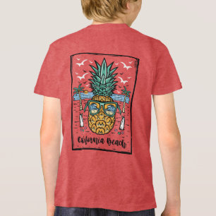 T-shirt En Tri-matière Retro California Beach des deux côtés.