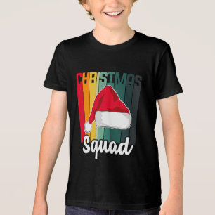 T-shirt En Tri-matière Retro Christmas Squad Santa Hat Festive
