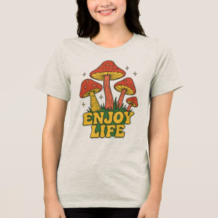T-shirt En Tri-matière Retro Enjoy Life Sweatshirt