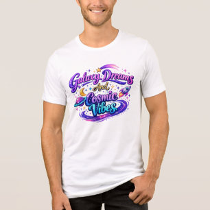 T-shirt En Tri-matière Rêves de Galaxie et Vibrations Cosmiques