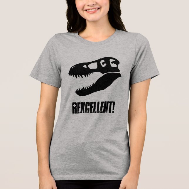 T-shirt En Tri-matière Rexcellent ! T. rex Dinosaur (Recto)