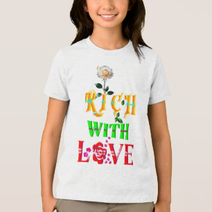 T-shirt En Tri-matière Riche En Amour