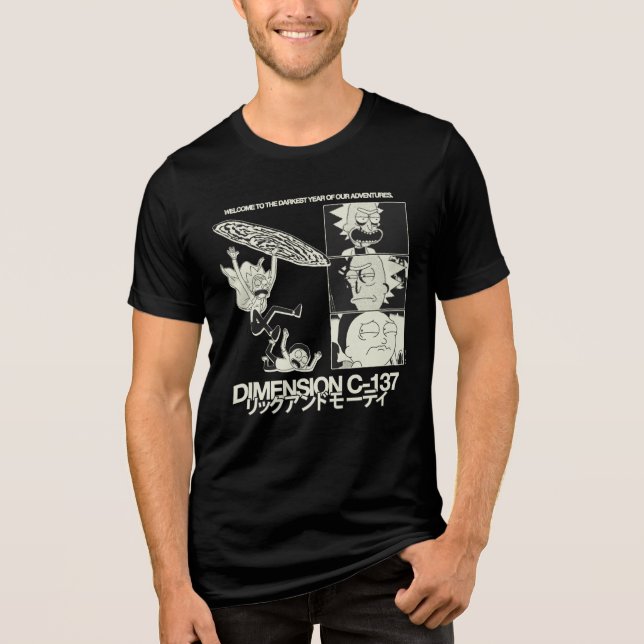 T-shirt En Tri-matière RICK ET MORTY™ | Dimension C-137 (Recto)