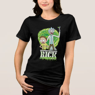 T-shirt En Tri-matière RICK ET MORTY™   Éclat vert