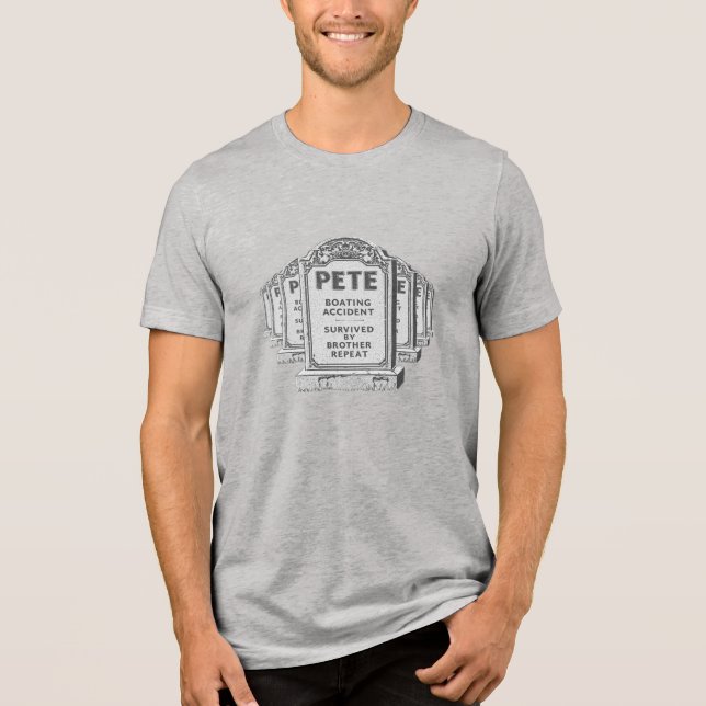 T-shirt En Tri-matière RIP Pete de "Pete and Repeat" (Recto)