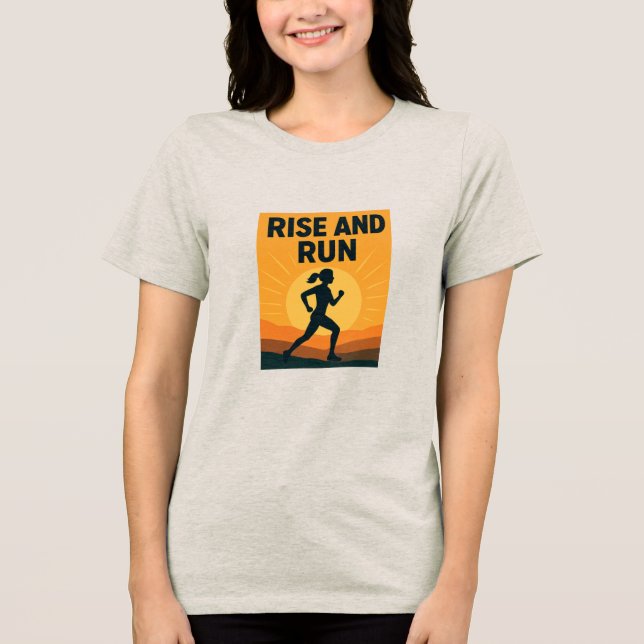 T-shirt En Tri-matière Rise and Run (Recto)