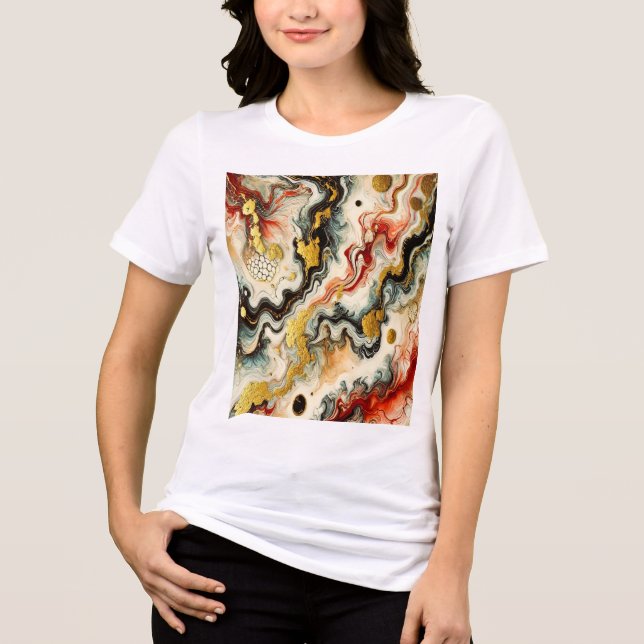 T-shirt En Tri-matière Rivières dorées (Recto)