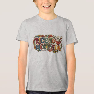 T-shirt En Tri-matière Riz à vous rencontrer