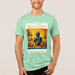 T-shirt En Tri-matière Robot futuriste rétro ROBIA 12J2 Mixologue