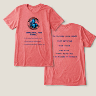 T-shirt En Tri-matière Robots de données Réalité Couleurs